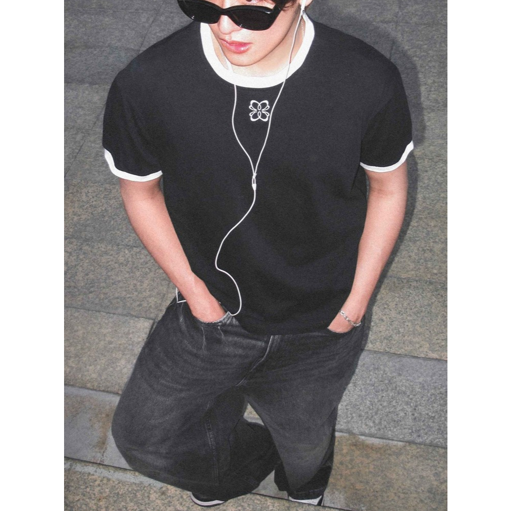 WOE Ringer T-Shirt (Black)