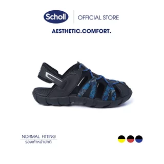 Scholl รองเท้าสกอลล์-มาริโอ้ พริ้นท์ Mario Print รองเท้ารัดส้น สำหรับผู้ชายและผู้หญิง รองเท้าสุขภาพ