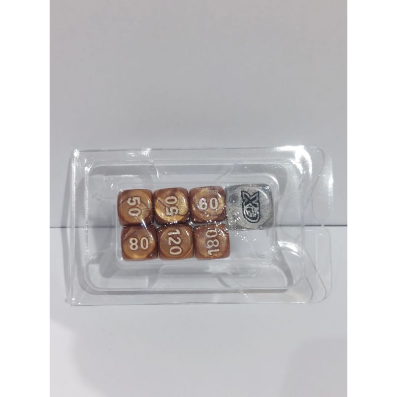 PE PE-SVP--7dice PE Scarlet & Violet Prismatic Evolutions 7 dice Pokemon Dice 7 Dice 10539
