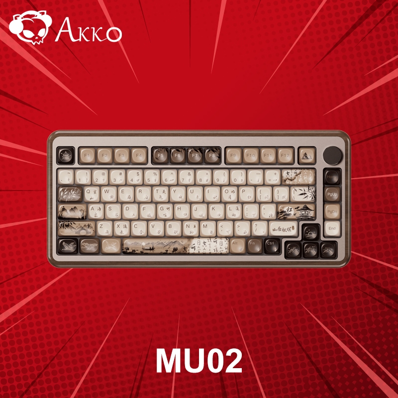 คีย์บอร์ด Akko MU02 (ภาษาอังกฤษ) ประกันศูนย์ 1 ปี