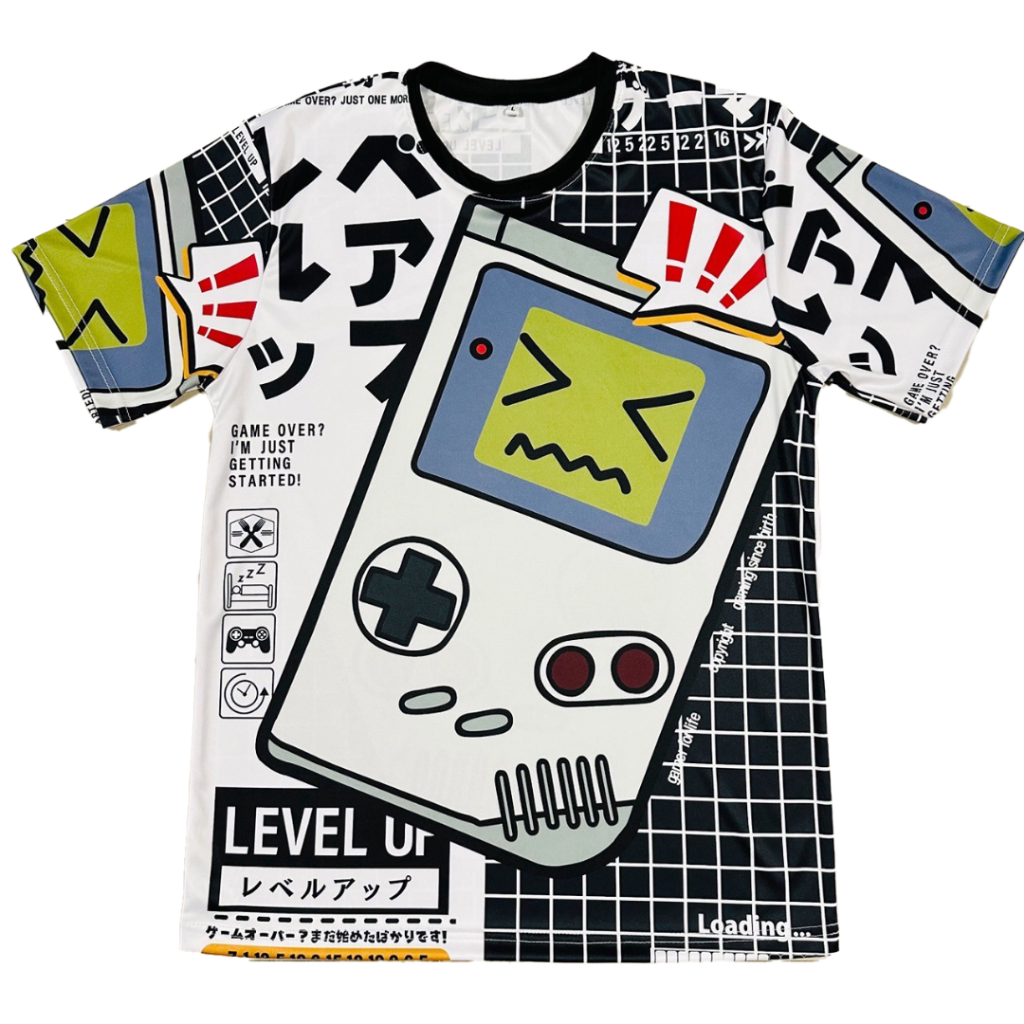 เสื้อยืดลายเกมส์สไตล์ญี่ปุ่น สีคลาสสิค ลายใหม่ล่าสุด