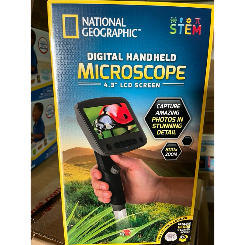กล้องจุลทรรศน์ดิจิตอลแบบมือถือแบบไร้สาย National Geographic Digital Microscope for Kids
