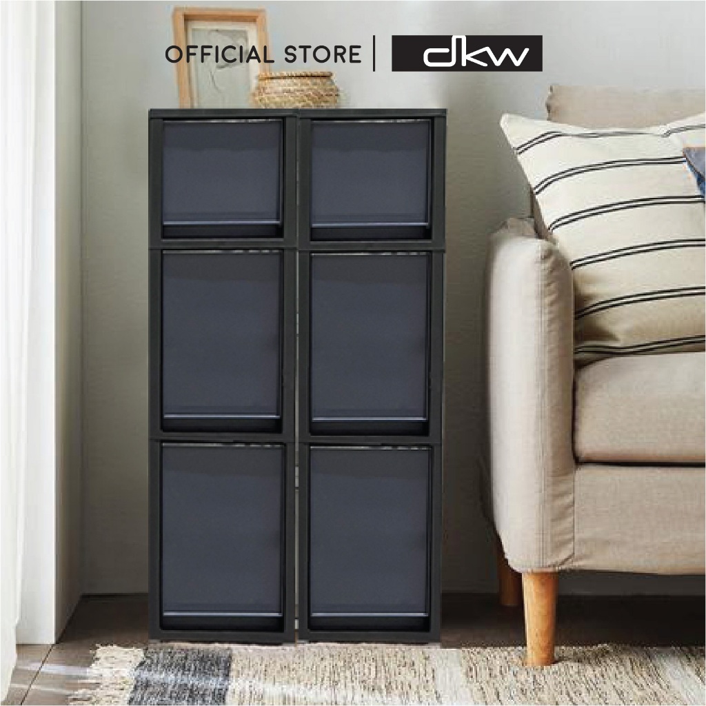 Minimal Around HH-466/2L-1S,HH-466/1L-2S ตู้ลิ้นชัก Modular ทรงแคบ drawer 3 tires เก็บของจัดบ้าน