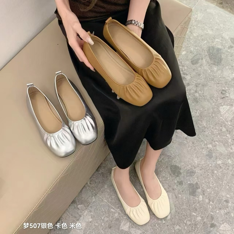 รองเท้าคัดชูทรงขนมจีบ พื้นนุ่มมากก พร้อมส่งในไทย