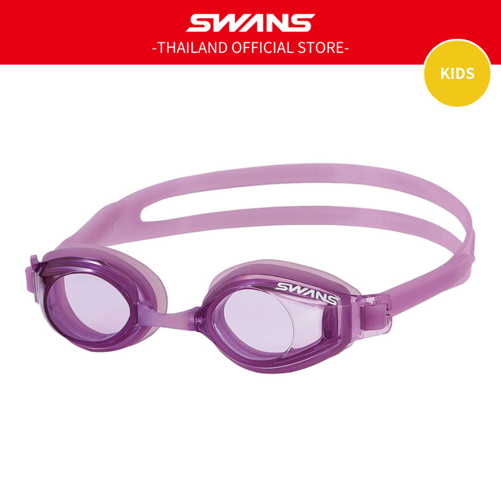 แว่นตาว่ายน้ำ SWANS  รุ่นSJ-22N จากญี่ปุ่น  สำหรับเด็กเล็กอายุ 6-12ขวบ กันฝ้า กันUV  มีกล่อง