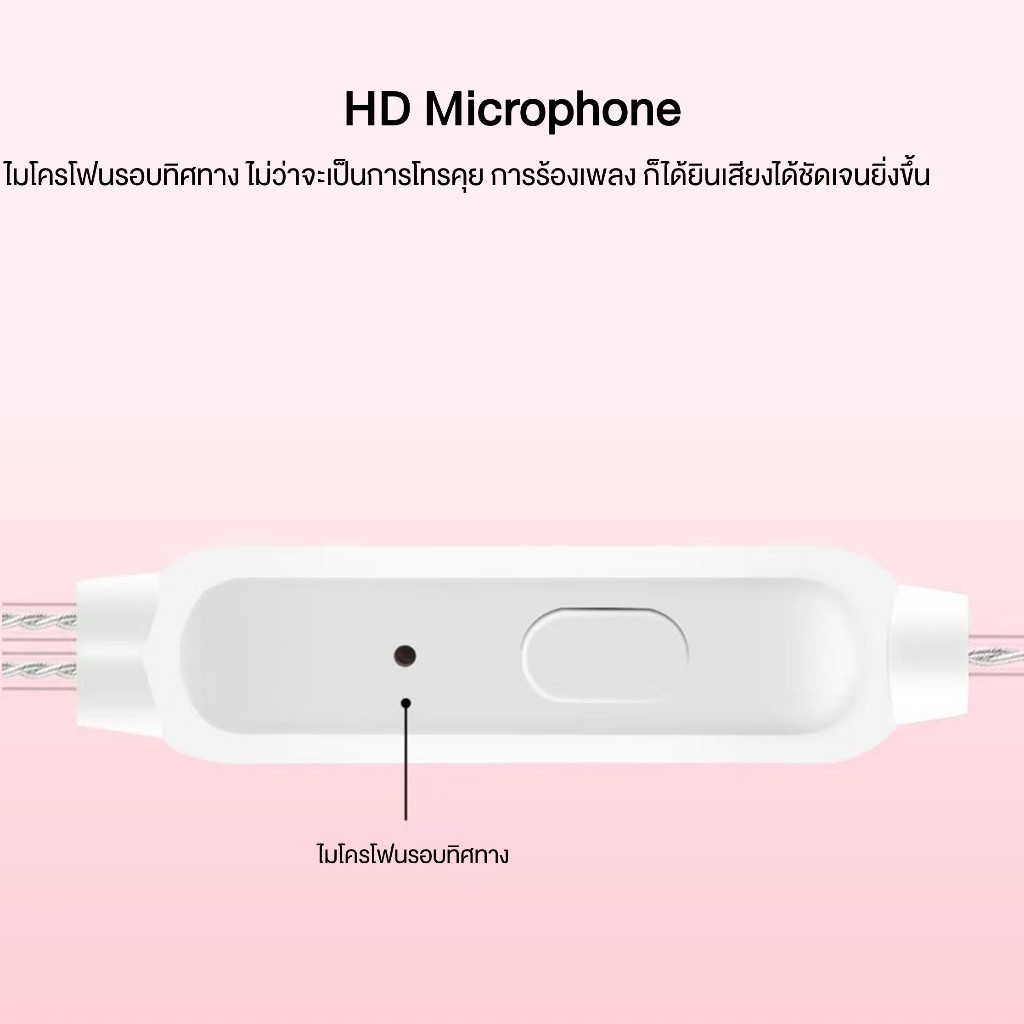 หูฟัง Fransun 880 TypeC / 3.5mm เสียงดีระดับ HIFI มีไมค์สำหรับการโทรและร้องเพลง มิติเสียงดี เบสหนัก