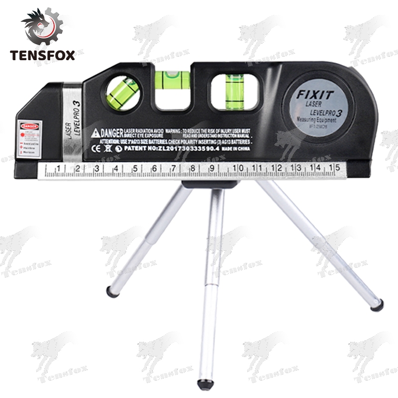 Tensfox ระดับน้ําเลเซอร์ Leveing Laser ตลับเมตร เครื่องวัดระดับ เลเซอร์ เครื่องวัดระดับน้ำ อุปกรณ์สำหรับวัดและปรับระดับ รูปที่ 6