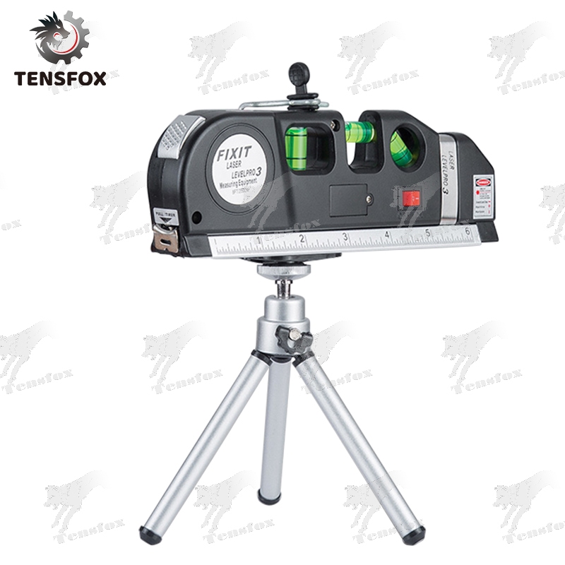 Tensfox ระดับน้ําเลเซอร์ Leveing Laser ตลับเมตร เครื่องวัดระดับ เลเซอร์ เครื่องวัดระดับน้ำ อุปกรณ์สำหรับวัดและปรับระดับ รูปที่ 8