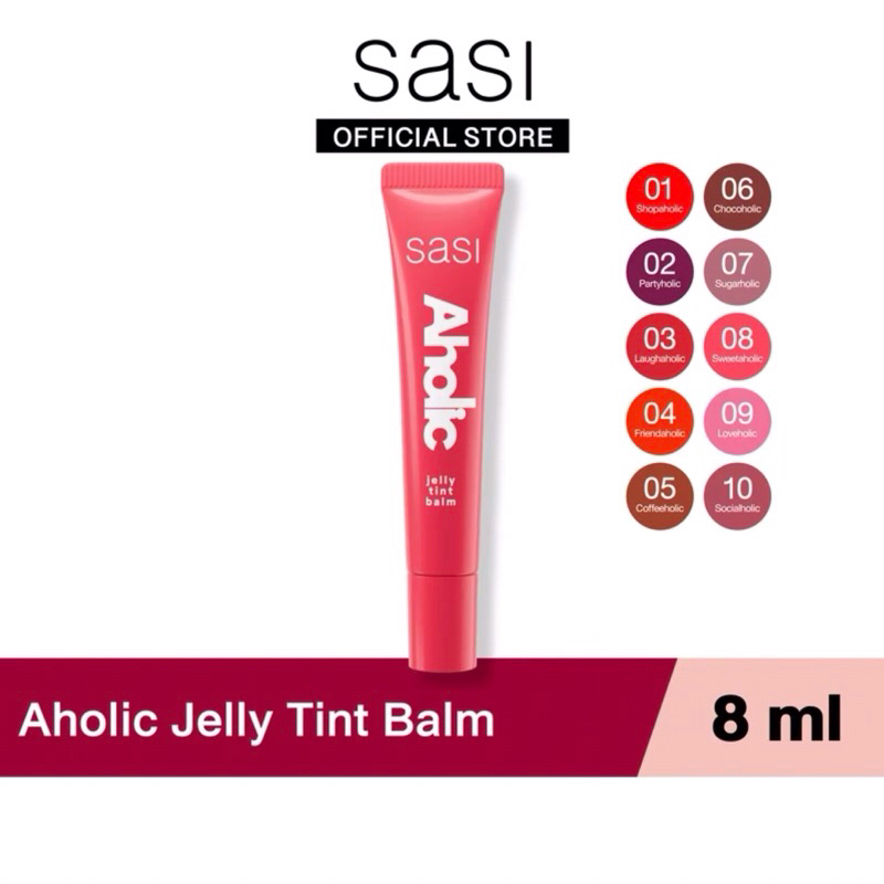sasi อะโอลิค เจลลี่ ทินท์ บาร์ Aholic Jally Tint Blam