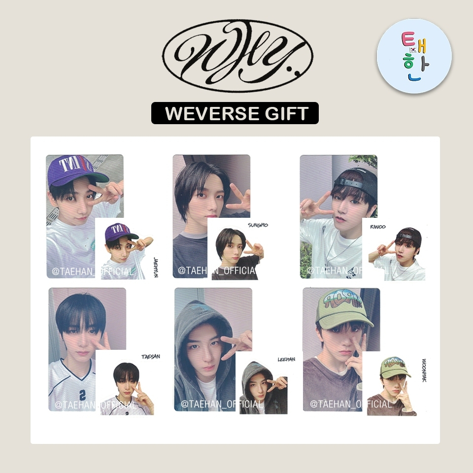 ✅พร้อมส่ง [BOYNEXTDOOR] เฉพาะ PHOTOCARD อย่างเดียว ของอัลบั้ม 'WHY!' (Weverse Shop)