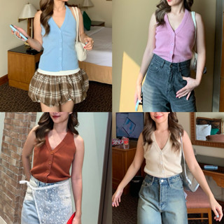 Cutie.Colors Demi vest เสื้อกั๊กไหมพรม
