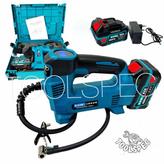 THAKITEC เครื่องปั๊มลมยางรถยนต์ไร้สาย เครื่องเติมลมไร้สาย แบ…