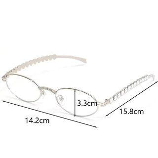 🌟พร้อมส่ง ~ (แว่นตาหัวใจ) แว่นตาแฟชั่น แว่นตาY2K แว่นตาเพชร 👓 Unisex