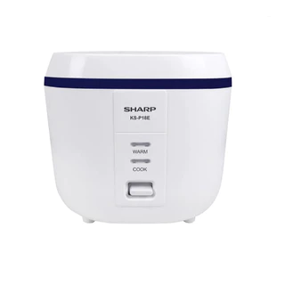 SHARP หม้อหุงข้าวอุ่นทิพย์ชาร์ป ขนาด 1.8 ลิตร 600W รุ่น KS-P18E