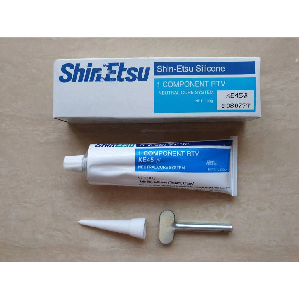 กาว ShinEtsu แท้ สีขาว ราคา หลอดละ 75 บาท