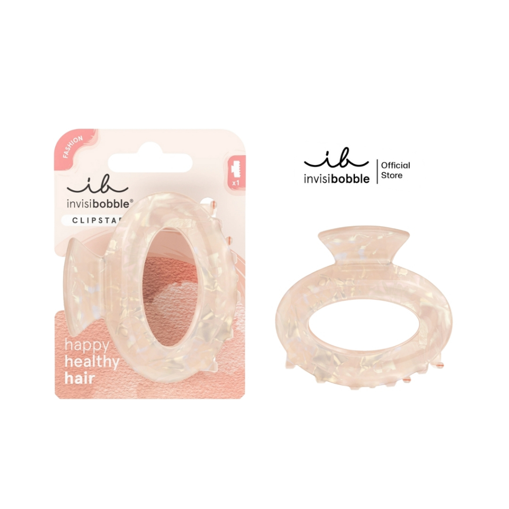invisibobble กิ๊บหนีบผม กิ๊บติดผม ผมไม่เป็นรอย รุ่น Clipstar Rosy Bliss (1กล่องบรรจุ 1 ชิ้น)