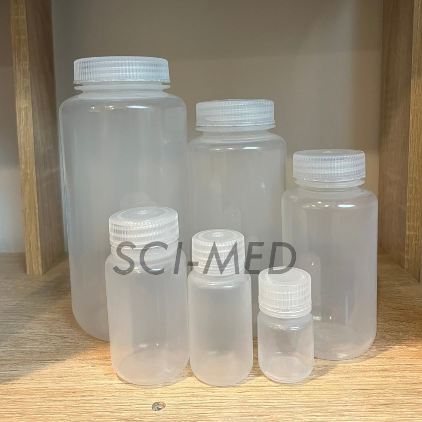 ขวดพลาสติกใส่สารเคมี ขวดใส่สารละลาย ขวดเก็บตัวอย่าง 30ml, 60ml, 125ml, 250ml