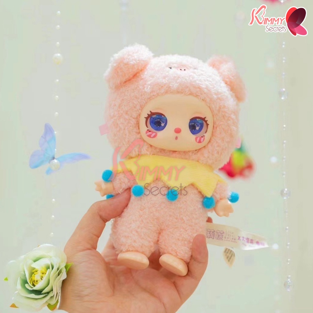 (แบบจุ่ม-พร้อมส่ง) Liila Lucky Cat Zoo V2 ตุ๊กตาแมวนำโชค ไลล่า พวงกุญแจ ของแท้100%