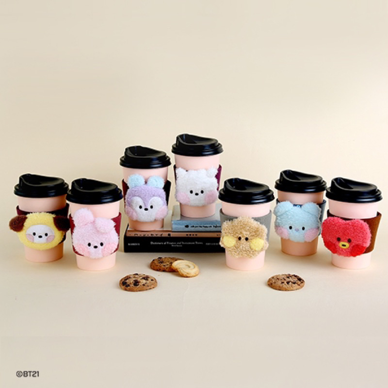 ✅พร้อมส่ง BT21 Cup Sleeve