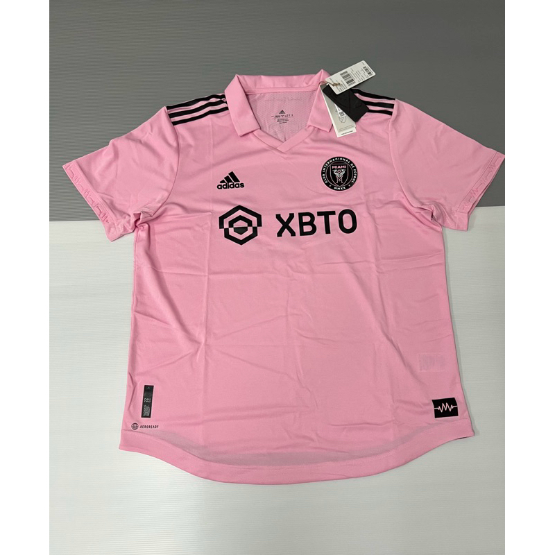 เสื้อบอลของแท้ (ใหม่ป้ายห้อย) Inter Miami เหย้า 2022 Size XL รุ่นนักแตะ หลัง 10 Messi ใช้สำหรับสวมใส