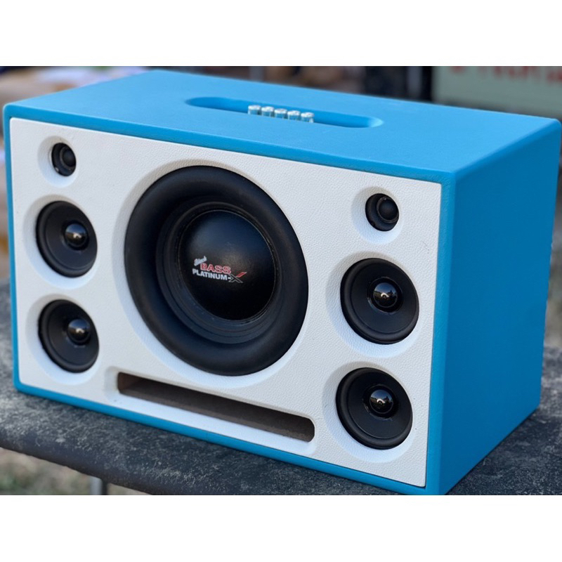 ลำโพงบลูทูธพร้อมใช้งาน ดอกเบส10นิ้ว หน้างานสองชั้น