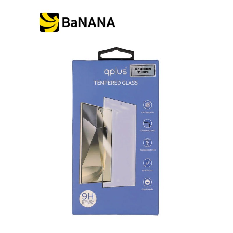 ฟิล์มกันรอย QPLUS TG Samsung Galaxy S25 Ultra Clear by Banana IT