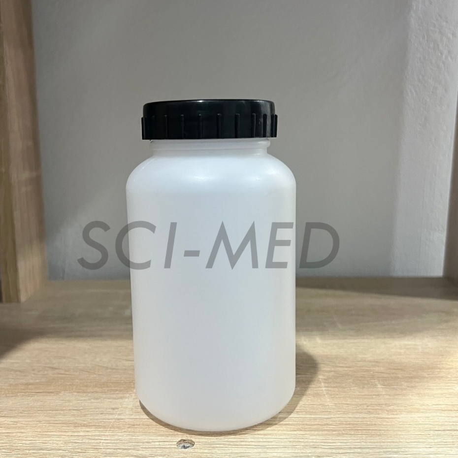 ขวดใส่สารละลายเคมี (PE) Size. 500ml (ฝาสีดำ/จุกใน)