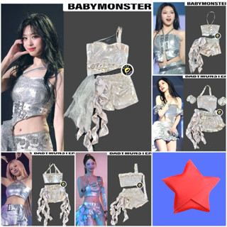 BABYGAGA❤️🩶🎶 Babymonster Drip เบบี้มอนสเตอร์ ✂️ รับตัดชุด Ba…