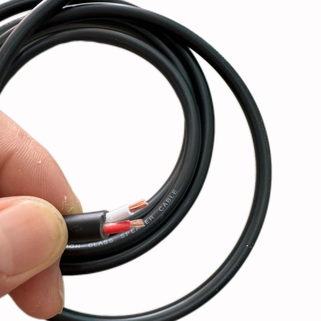 (10M-50M) สายลำโพง 2x1.5mm Audio Speaker Cable สายลำโพงซับเบส 100% Speaker Cable with Nerve Wire Enhance Bass Wire
