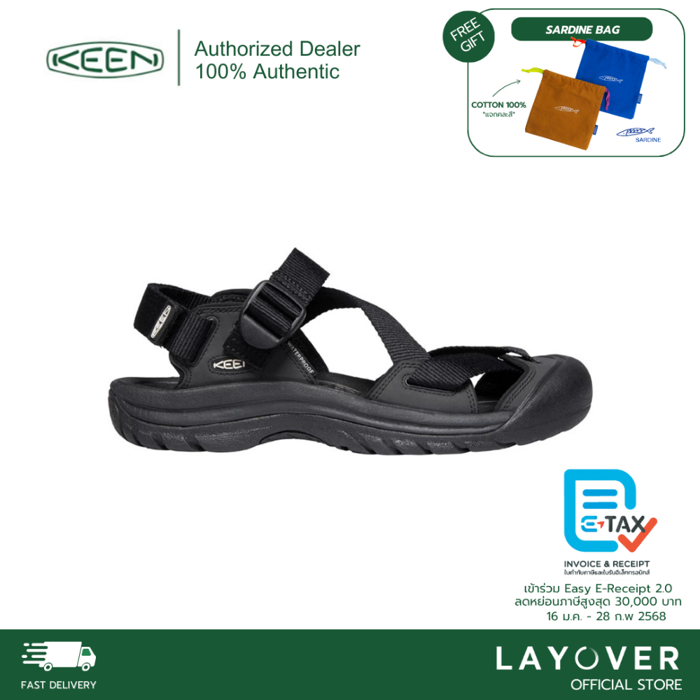 [ส่วนลด20% 20XTRA1000] Keen ZERRAPORT “Black/Black”