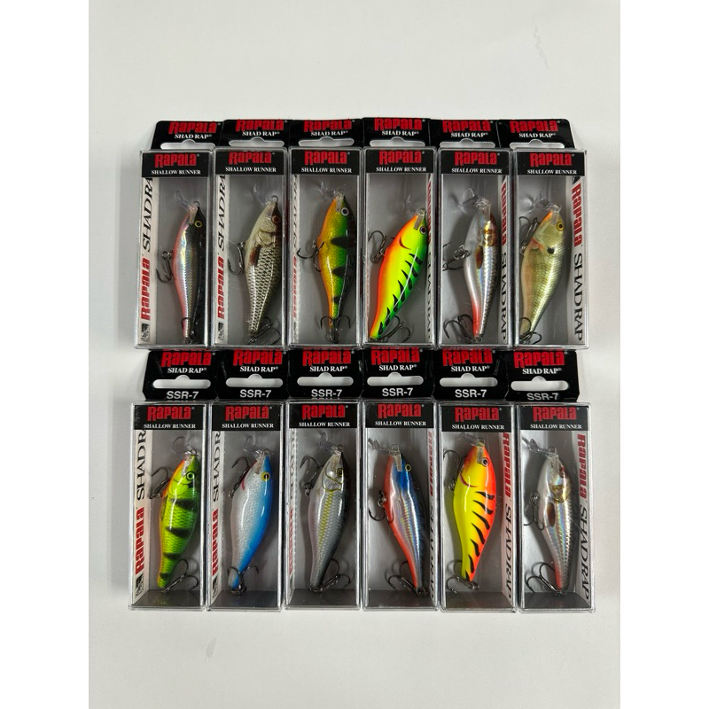 เหยื่อปลอม Rapala SHALLOW SHAD RAP 7cm ดำตื้น