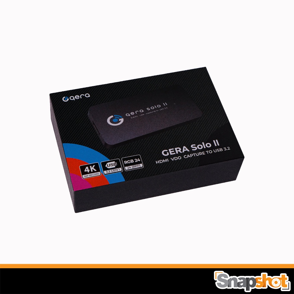 กล่องไลฟ์ GERA SOLO II รุ่นใหม่ ความละเอียดสูงถึง 4K30
