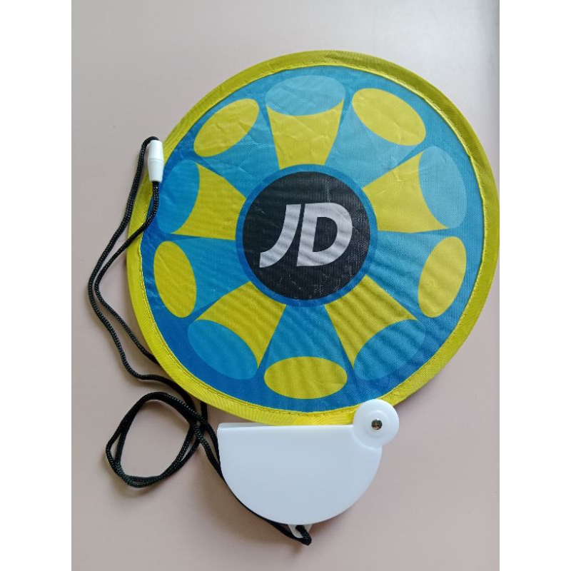 พัดพกพาJD แบบพับเก็บได้ สามารถห้อยคอได้แสนสะดวก