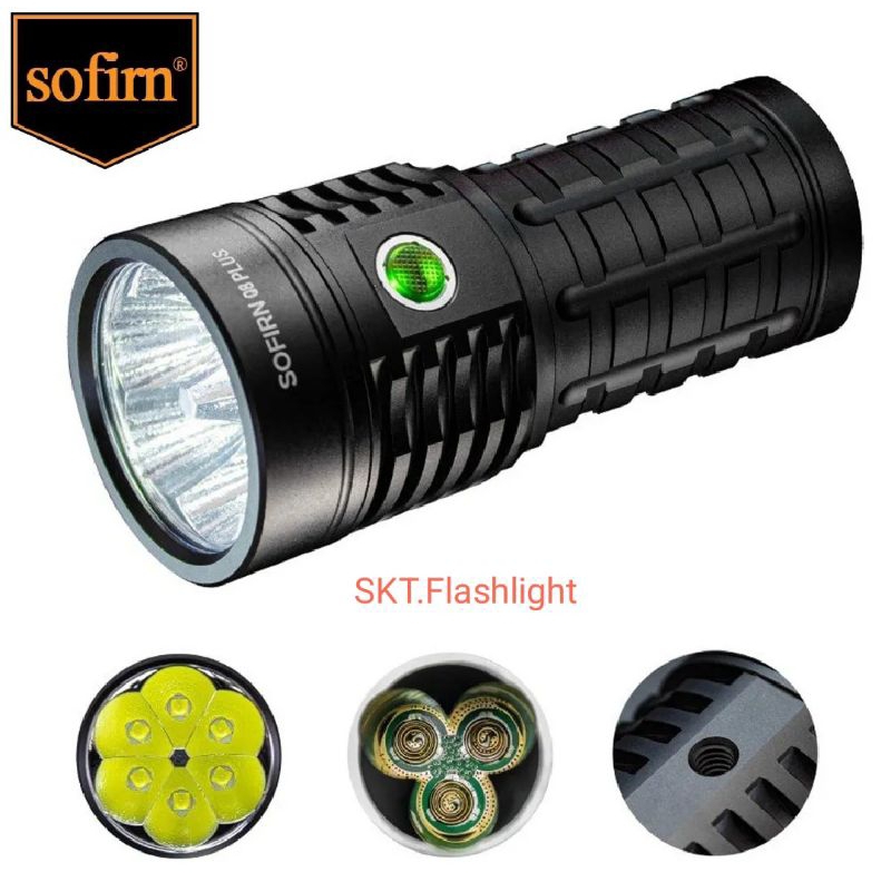 Sofirn Q8PLUS 16000LM 6500K ชาร์จUSB C 21700 หลอดXHP50B