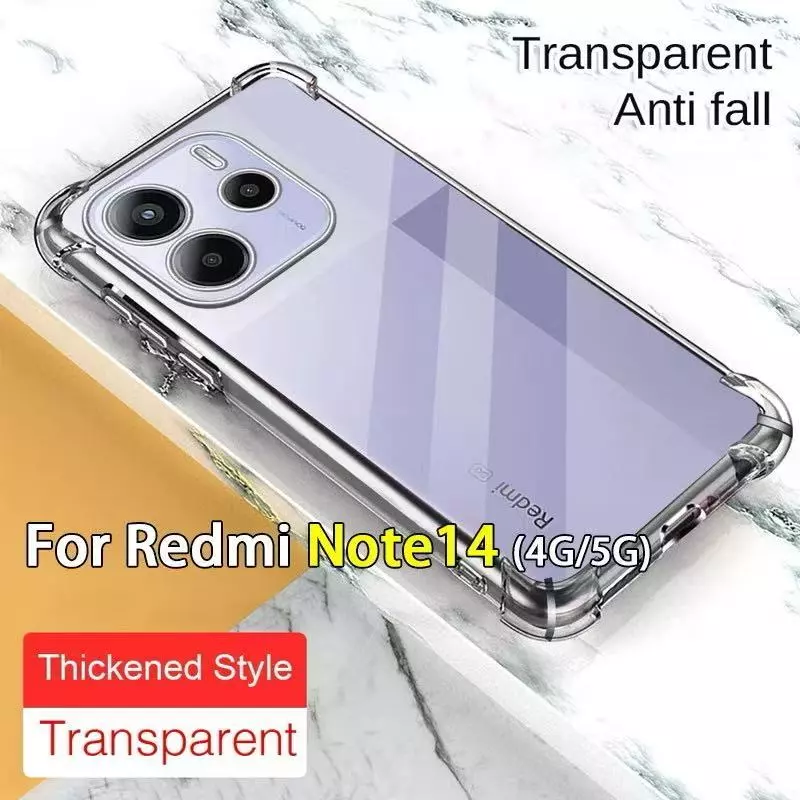 เคสใส ใช้สำหรับ Xiaomi Redmi Note14 Note14Pro Plus Poco M8Pro X7 กันกระแท For เสี่ยวมี่ เรดมี่ Note15 Note15Pro Plus