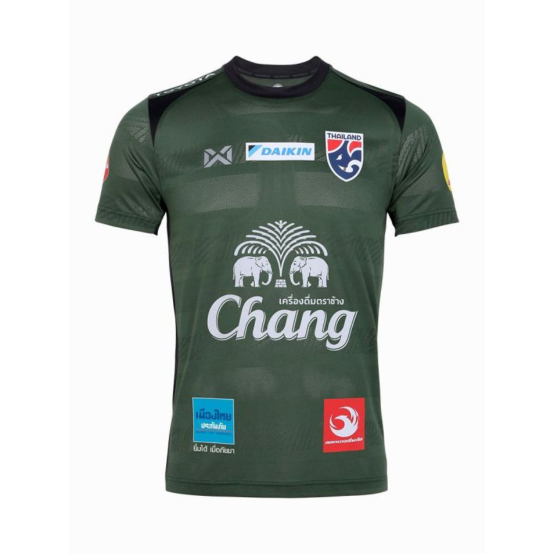 ของแท้ WARRIX เสื้อฟุตบอล ชุดซ้อม ฟูล ทีมชาติไทย Changsuek Flow Training Shirt - Full Sponsored 2024-25