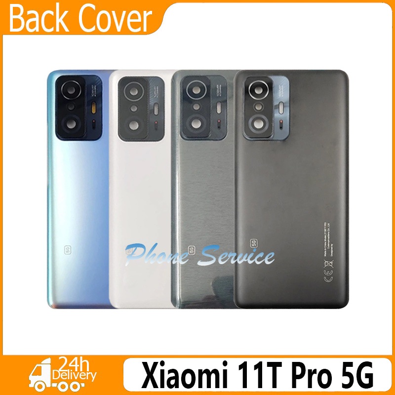 ฝาหลัง (back cover) กระจกด้านหลัง สําหรับ Xiaomi Mi 11T 11T Pro 5G