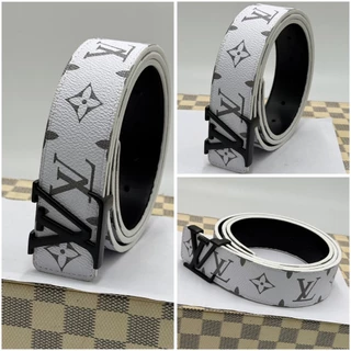 เข็มขัดผู้ชายลายโมโนแกรม หัวเข็มขัด LV มีให้เลือกหลายสี