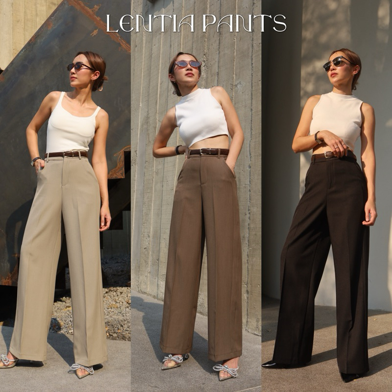 กางเกงขากระบอก รุ่นLENTIA (P68)
