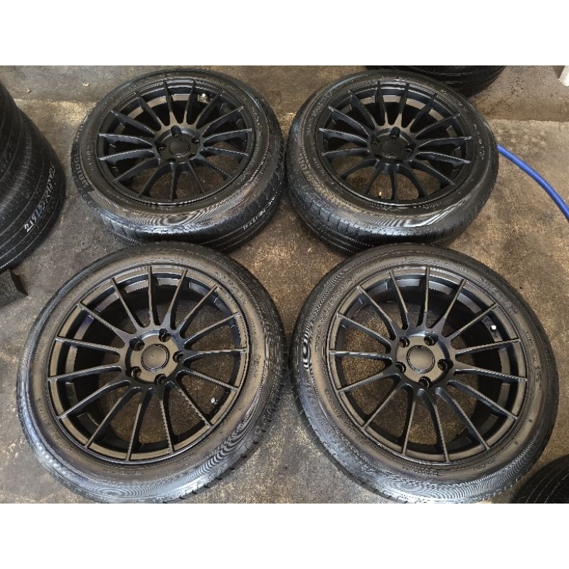 แม็กแต่ง Emotion R  RS05RR ขอบ17" 5รู112/114 กว้าง8 Off 35 งานไทย ใส่เก๋ง 5รูได้ทุกรุ่น