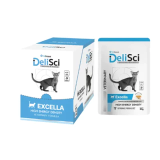 DeliSci Excella เดลิไซน์ สำหรับแมว อาหารฟื้นฟูสำหรับแมวป่วย พลังงานสูง ขนาด 80 g