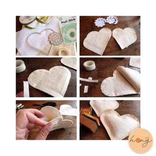☑️กาวสองหน้าติดผ้า ไม่ต้องรีด ไม่ต้องเย็บ Peeln Stick Fabric Fuse Iron-On Adhesive Tape #3346 #3201 [พร้อมส่งในไทย]
