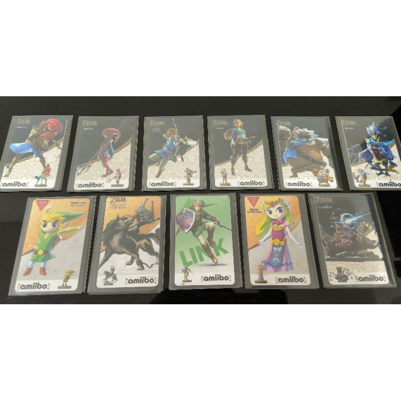 Set11ใบ Card Amiibo Zelda Breath of The Wild