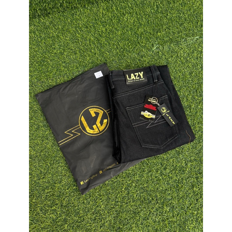 กางเกง LAZY 16 Oz ผ้าดิบ(แถมป้าย)