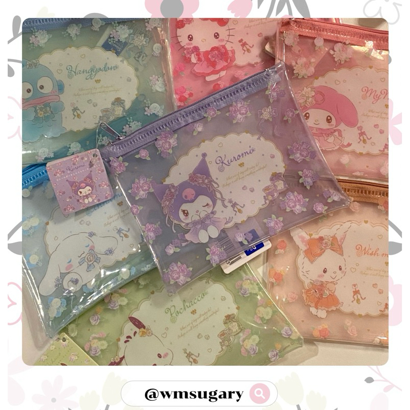 กระเป๋าลายsanrio sakura ลิขสิทธิ์แท้ญี่ปุ่น ขนาดกลางๆ