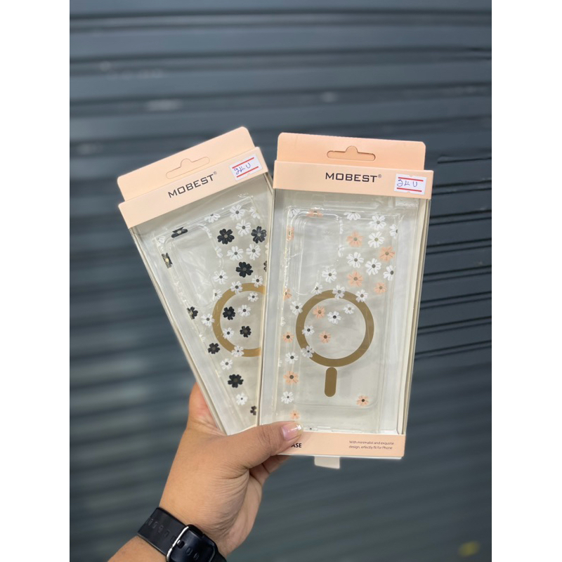 “พร้อมส่ง“เคสลายดอกไม้ แม่เหล็ก รองรับรุ่น SS.S24Ultra/S25Ultra