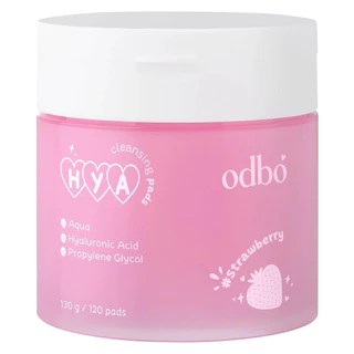 Odbo Hya Cleansing Pads โอดีบีโอ ไฮยา คลีนซิ่ง แพด ขนาด 130กรัม ODR03 (1กระปุก)