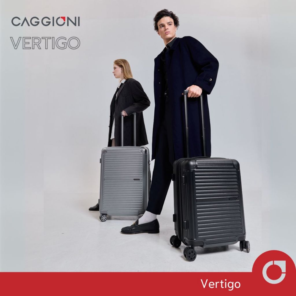 CAGGIONI กระเป๋าเดินทาง  รุ่นเวอร์ติโก (Vertigo - N19081) : สีดำ