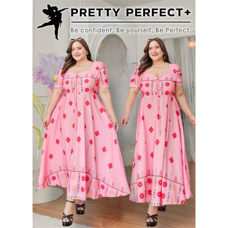 Pinky Sweet Dress เดรสละมุน ดีไซน์น่ารัก อก 38-60“