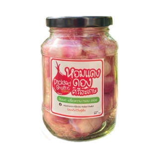 หอมแดงดอง ศรีสะเกษ ขวดแก้ว เนื้อ 360 กรัม